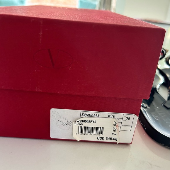 Valentino ROCKSTUD RUBBER SLIPPER size 38 Euro - Picture 4 of 9